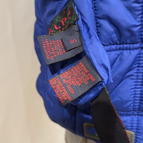 Vintage Ralph Lauren reversible blue and green ski vest - Size S - Picture 9 of 13